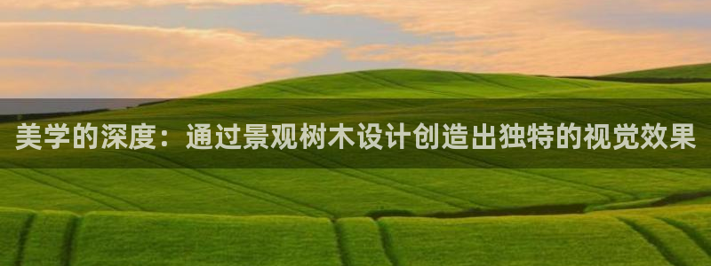 摩根娱乐官网下载：美学的深度：通过景观树木设计创造出独特的视觉效果